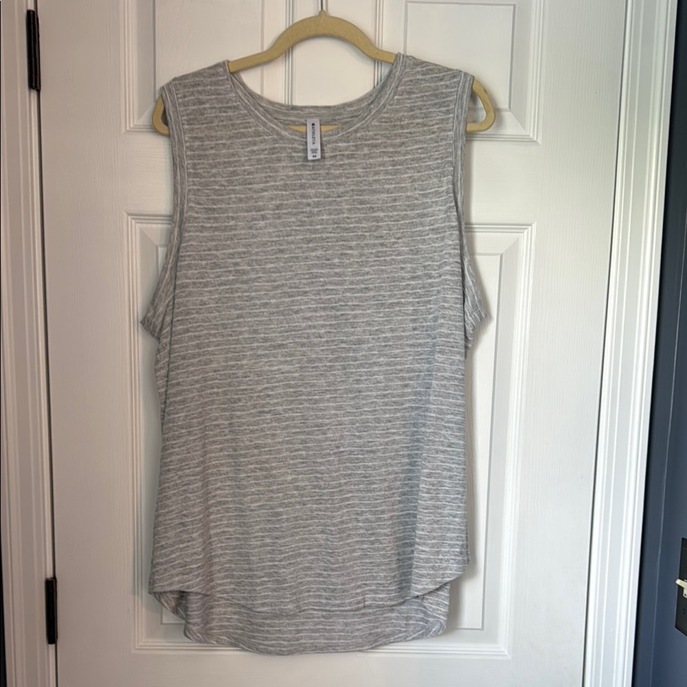 Athleta Striped Sleeveless Top